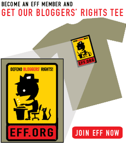 Bloggers' Rights T Shirts!
