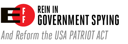 Rein in Government Spying and Reform the USA PATRIOT Act